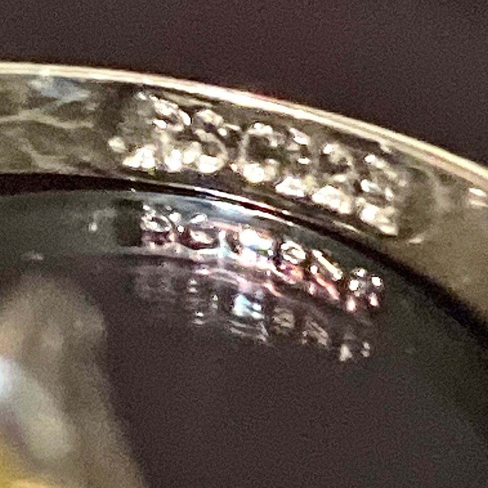 Stunning RSC 925, Citrine teardrop ring - Picture 4 of 5